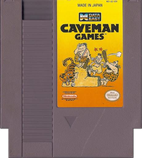 NES CAVENMAN GAMES - LOOSE