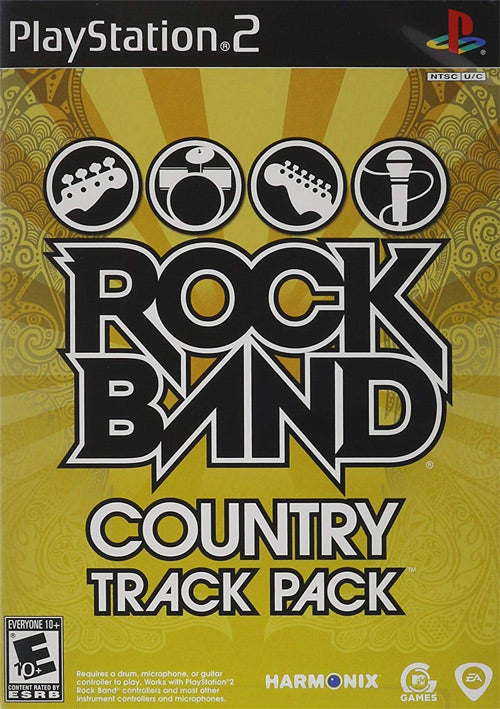 PS2 ROCK BAND COUNTRY TRACK PACK