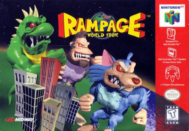 N64 RAMPAGE WORLD TOUR