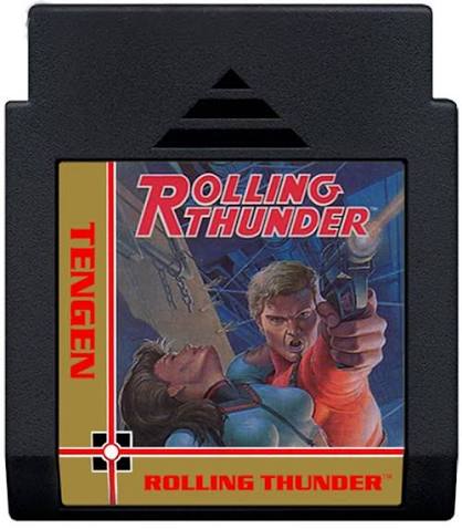 NES ROLLING THUNDER (TENGEN) - LOOSE