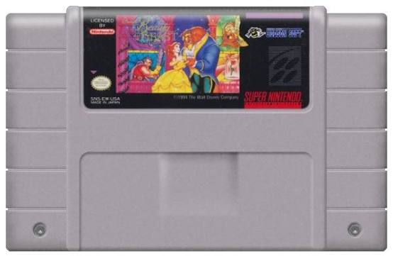 SNES BEAUTY AND THE BEAST - LOOSE