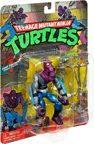 TMNT CLASSIC RETRO FOOT SOLDIER ACTION FIGURE