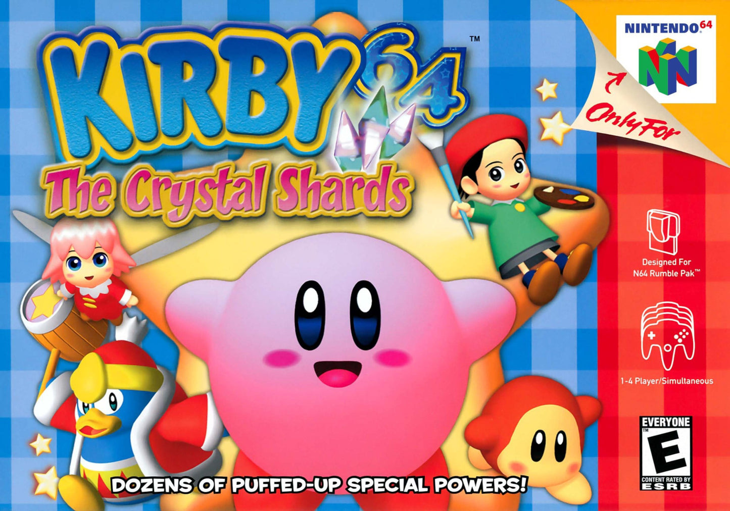 N64 KIRBY 64: THE CRYSTAL SHARDS