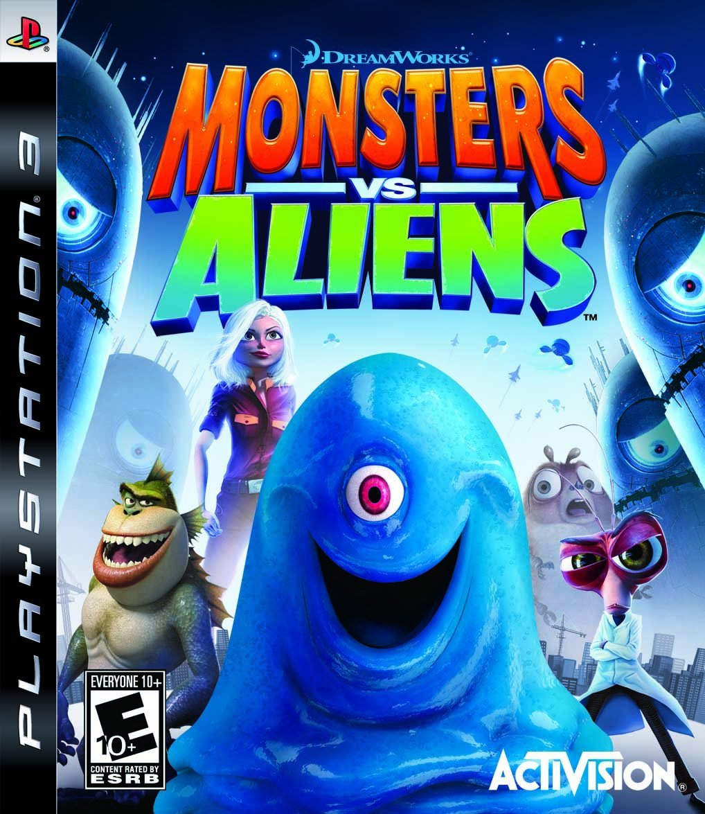 PS3 MONSTERS VS ALIENS
