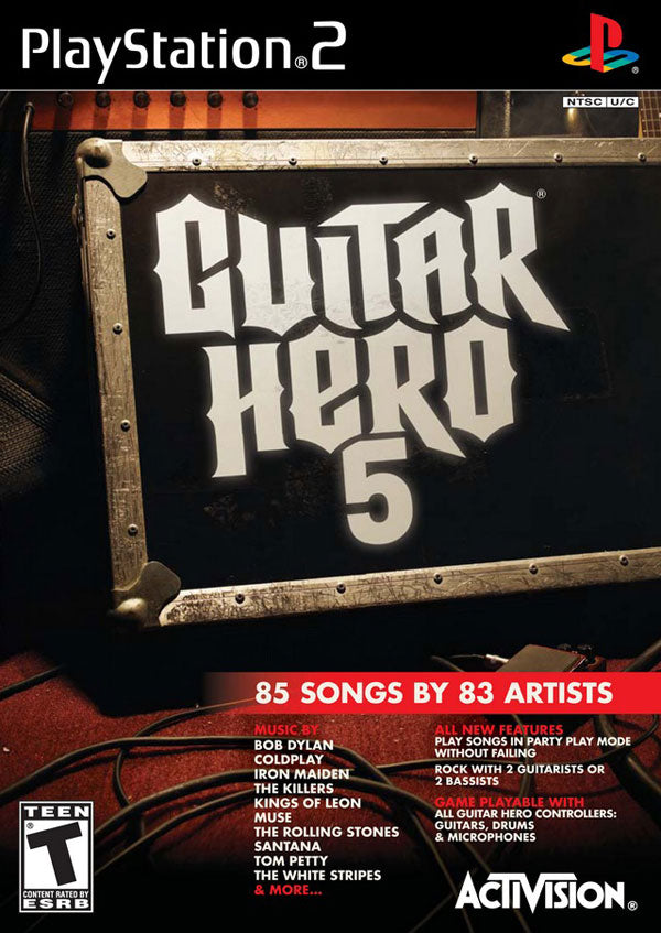 PS2 GUITAR HERO 5