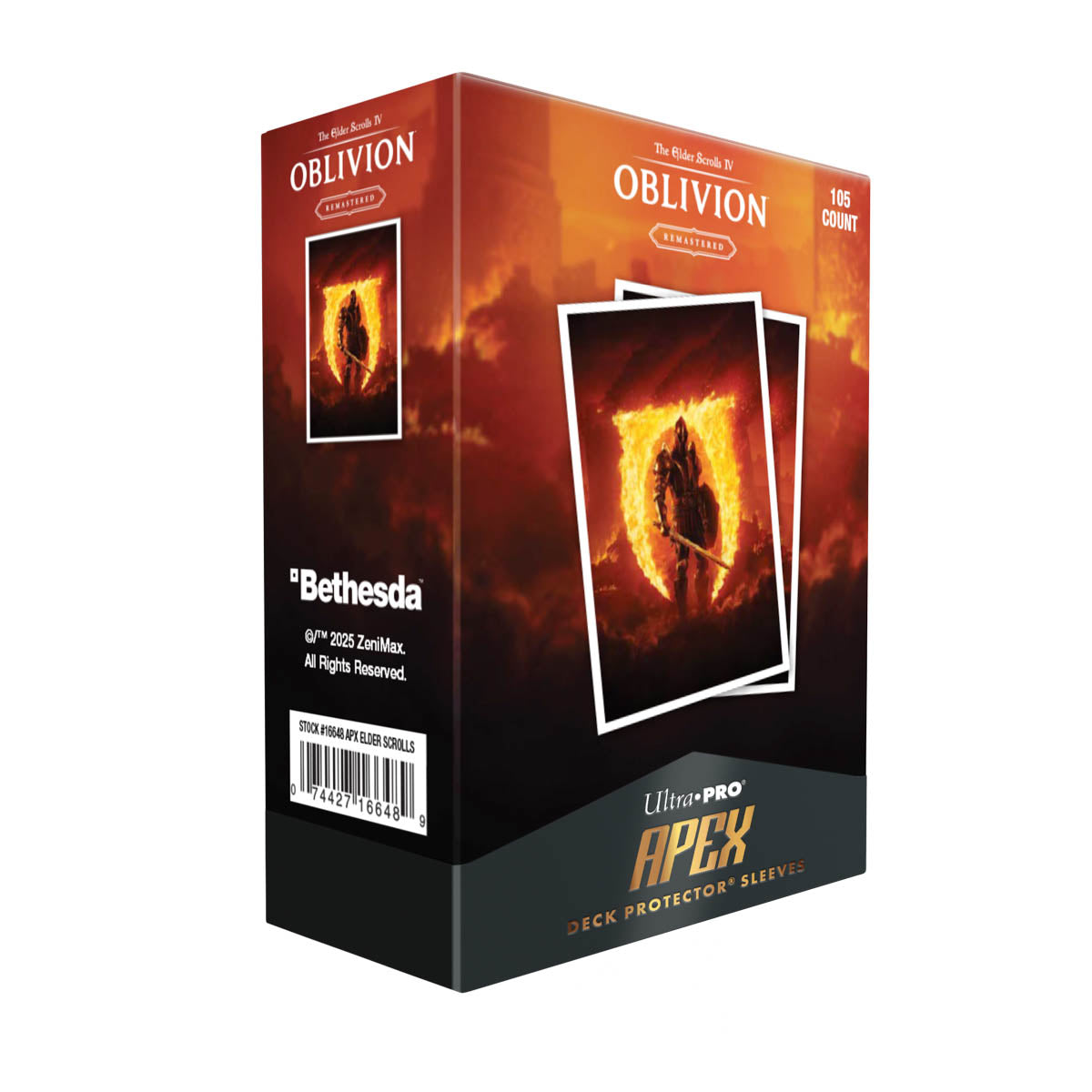 ELDER SCROLLS 4 OBLIVION 105CT APEX SLEEVES