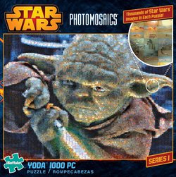 STAR WARS PHOTOMOSAICS YODA 1000 PC PUZLE