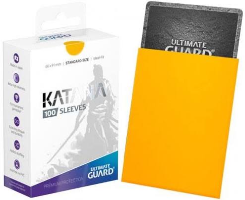 100CT YELLOW KATANA STANDARD SLEEVES