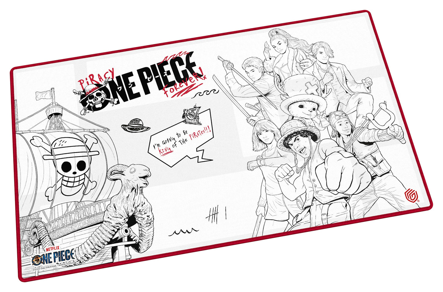 ULTRA GUARD PLAYMAT: ONE PIECE SKETCH