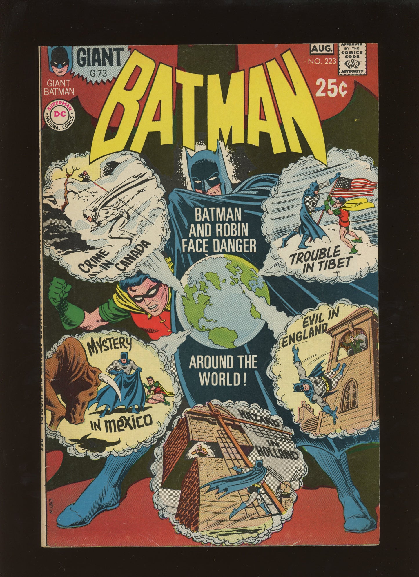 BATMAN #223 GIANT G73 FN