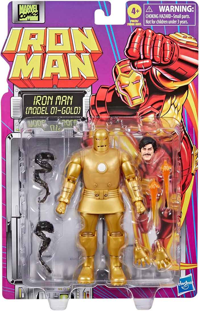 MARVEL LEGENDS IRON MAN MODEL 1 RETRO CARDBACK
