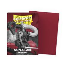 DRAGON SHIELD BLOOD RED NON-GLARE SLEEVES