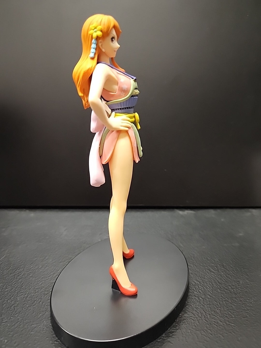 One Piece Banpresto DXF The Grandline Lady Wanokuni V8 Nami Figure B Model Open