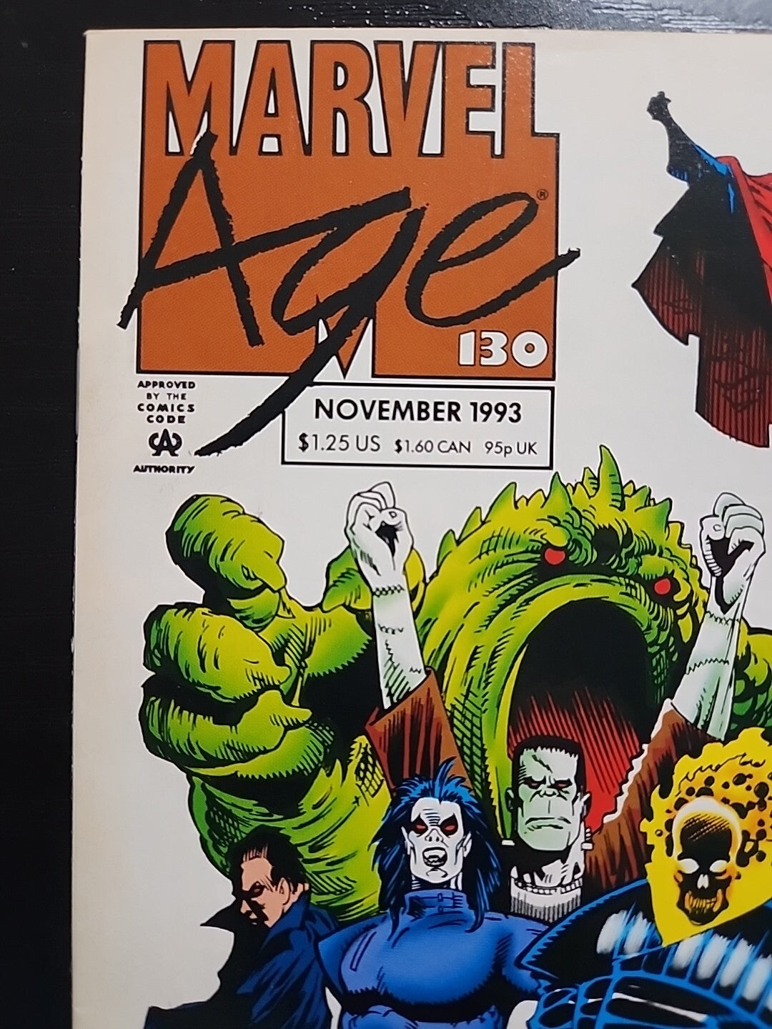 MARVEL AGE #130 1993 1st ALEX ROSS Marvel Cover Newsstand Variant VF Poster Incl