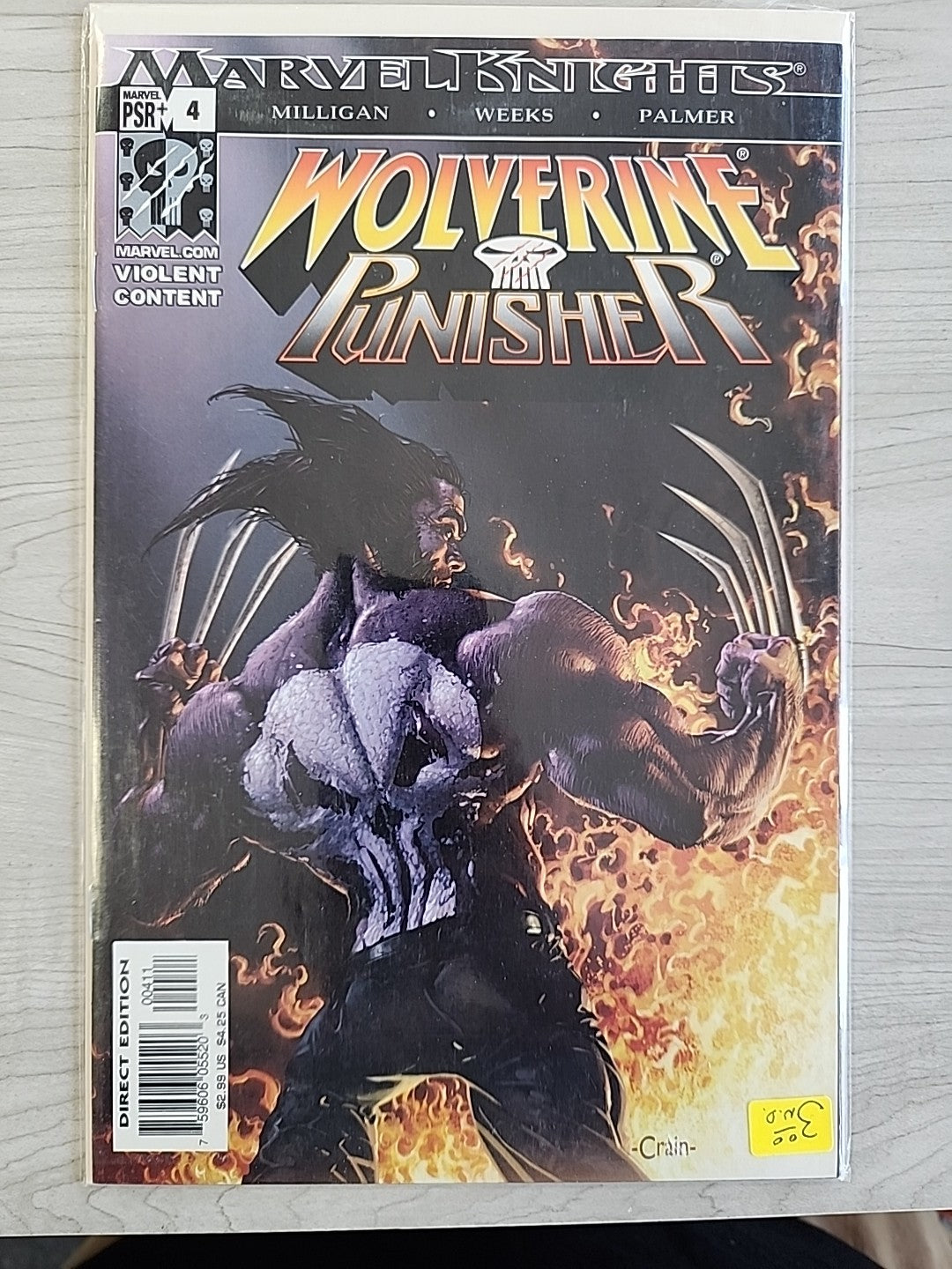 Marvel Knights: Wolverine Punisher #1-5 Milligan Lee Weeks 2004 Marvel Comics