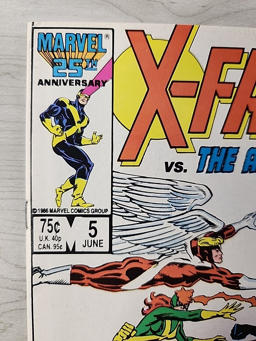 X-Factor #5 1986 Marvel Comics June VF/NM Apocalypse Cameo In Shadow