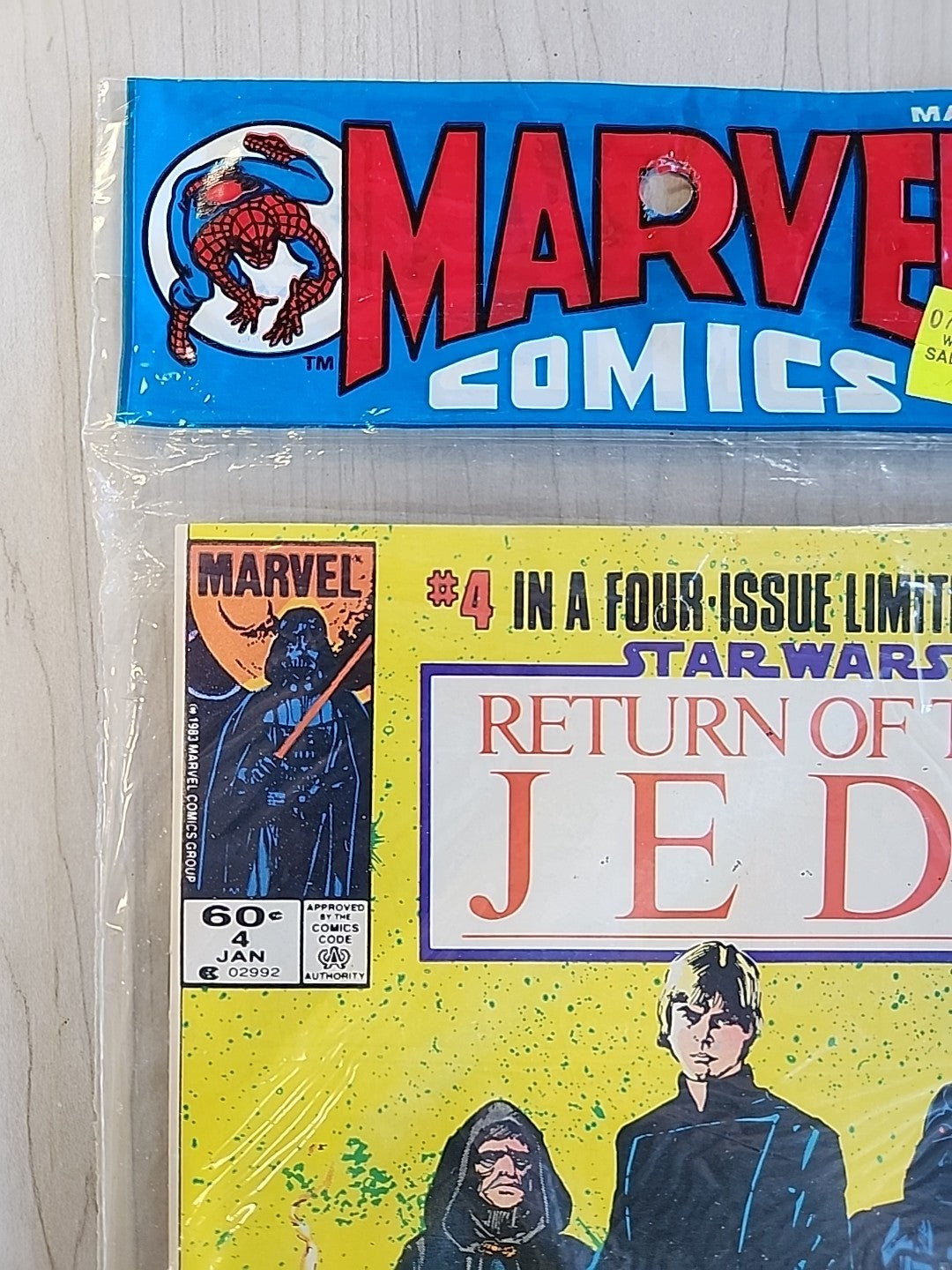 Star Wars Return Of The Jedi # 1‐4 Limited Series Set Sealed Polybag 1983 Marvel