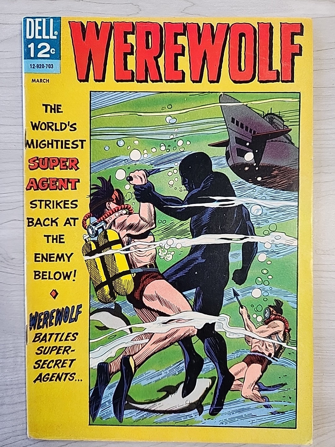 Werewolf #1 #2 Lot Of 2 Dell Comics Monster Issues FN