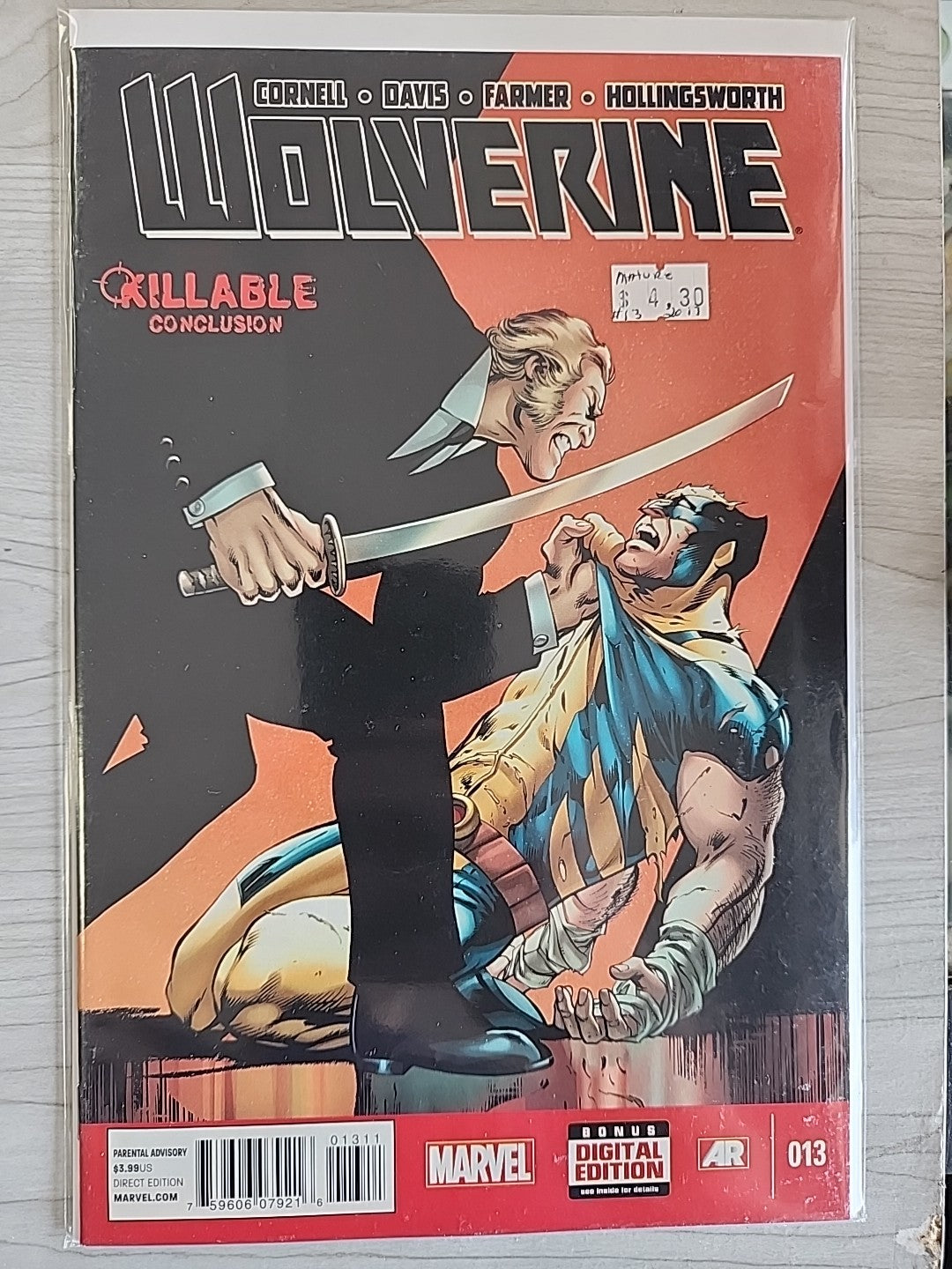 WOLVERINE #1-13 MARVEL NOW 2013 COMPLETE SERIES CORNELL Lot Of 13 NM