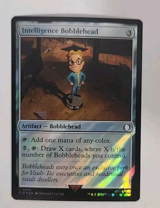 MTG Intelligence Bobblehead Surge Foil PIP 662 English Magic The Gathering NM