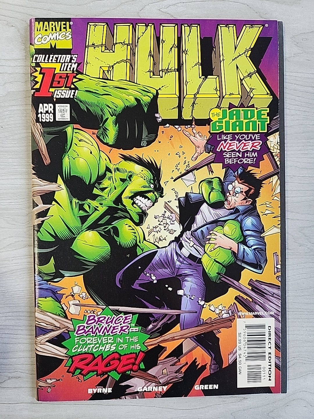 Hulk #1-11 Marvel Comics 1999 Byrne Garney Complete Run VF/NM Lot Of 11 Comics
