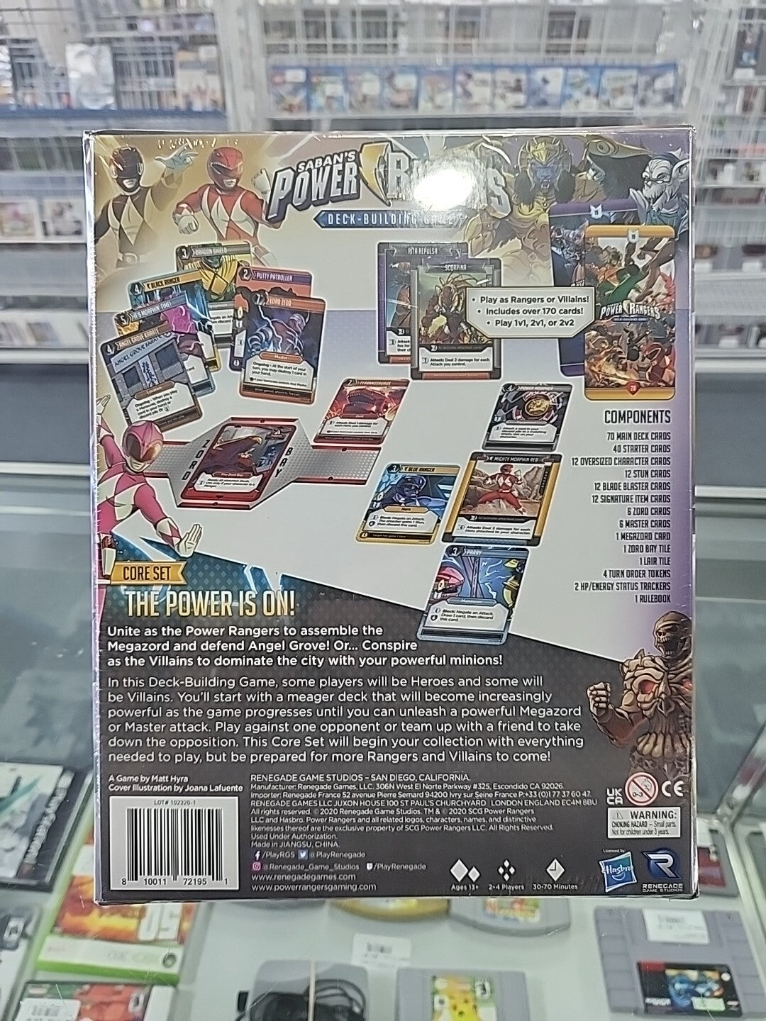 2020 Saban's Power Rangers Deck Building Game Core Set BRAND NEW SEALED