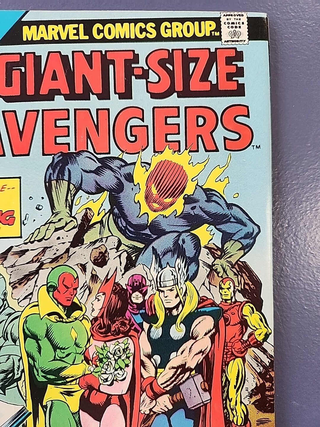 Giant Size Avengers #4, FN/VF 7.0, Vision and Scarlet Witch Wedding