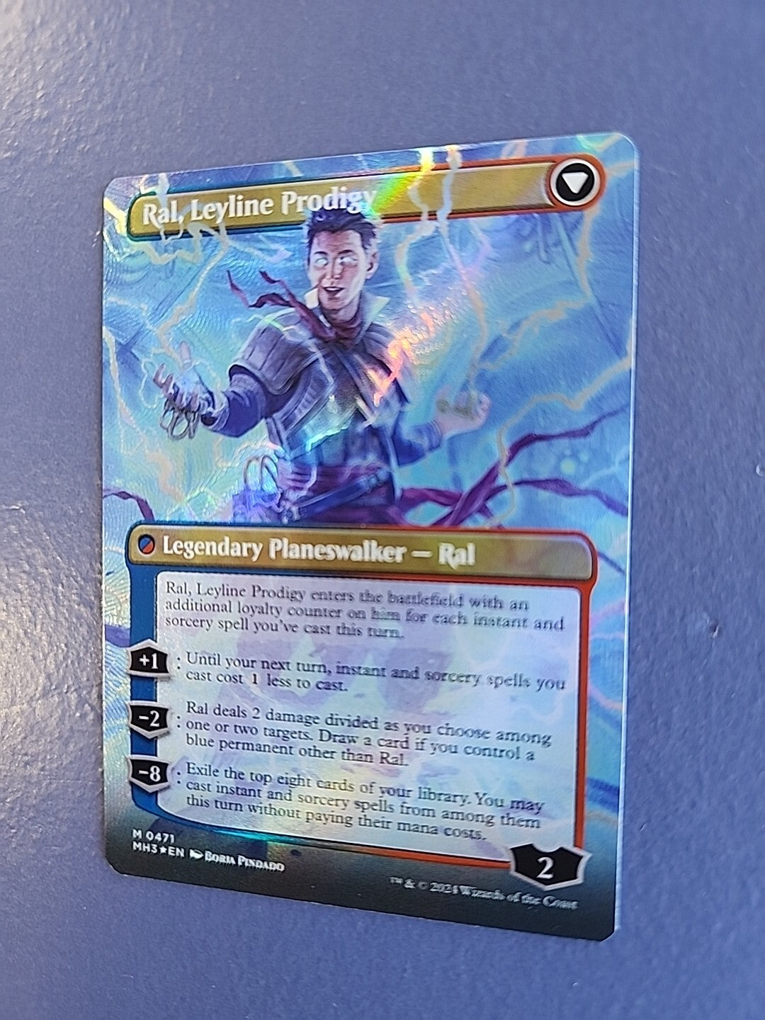 MTG Ral, Leyline Prodigy Modern Horizons 3 Magic the Gathering #471 Texture Foil