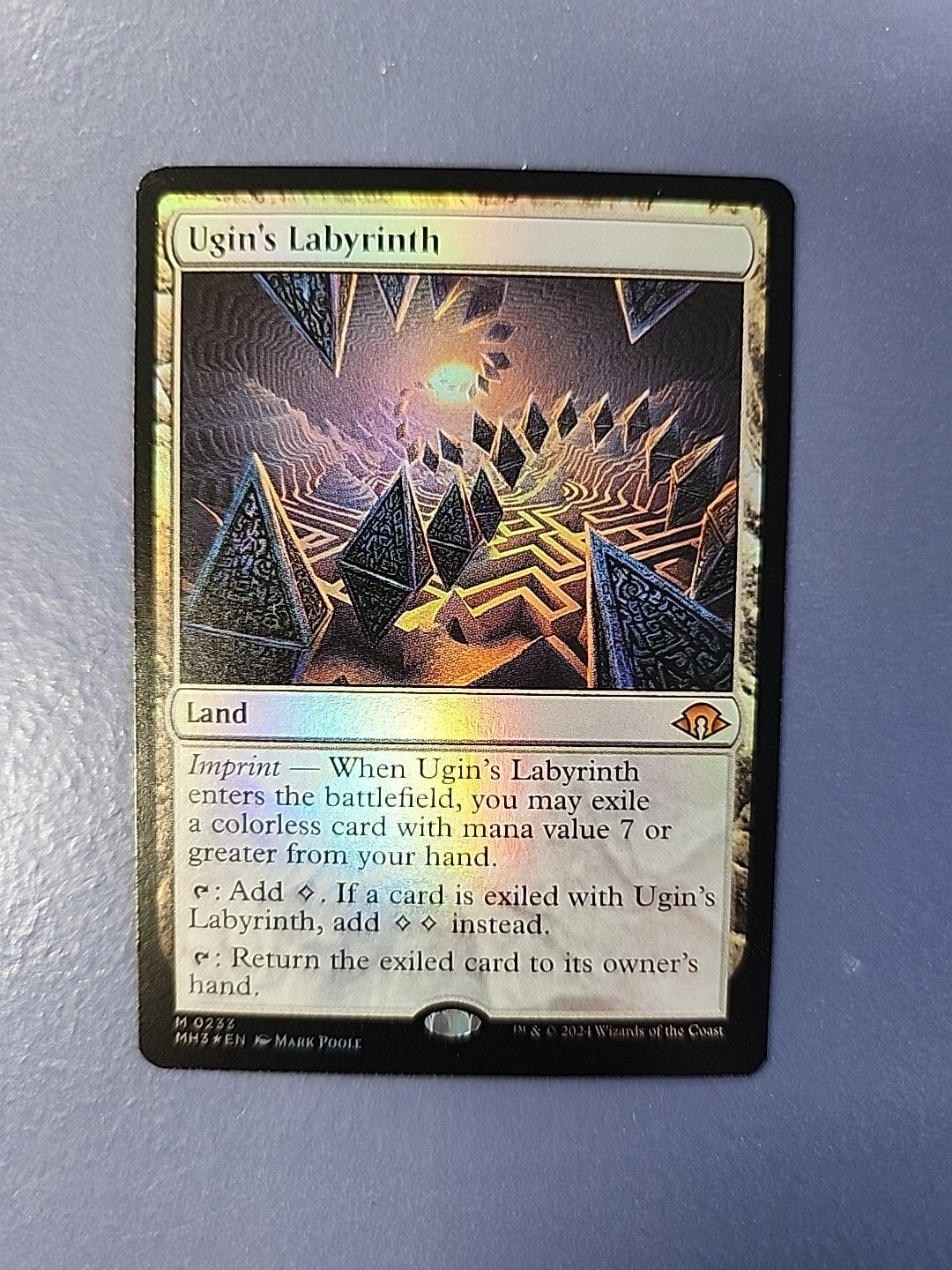 MTG Ugin's Labyrinth MH3 233 Foil Mythic NM English Magic The Gathering