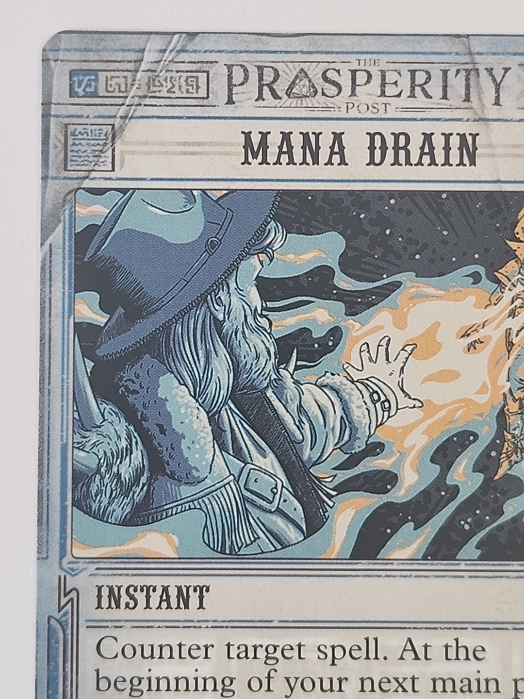 MTG Outlaws Of Thunder Junction Mana Drain #0011 Mythic Non-Foil LP English