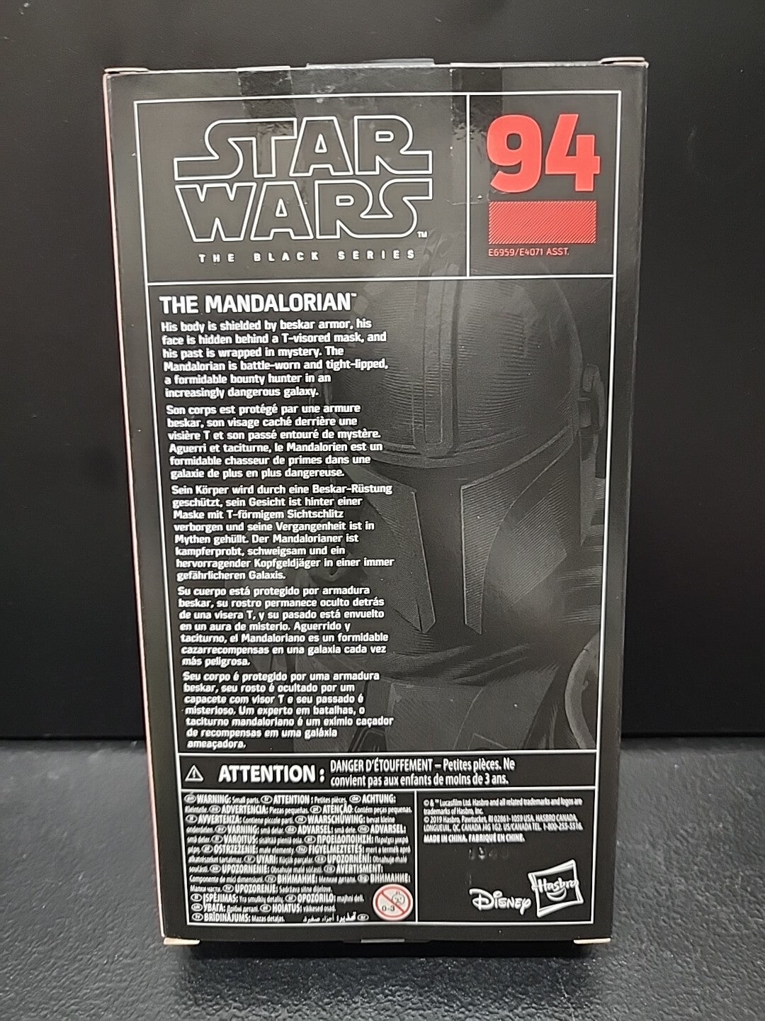 New Star Wars Black Series The Mandalorian Original Armor Action Figure #94