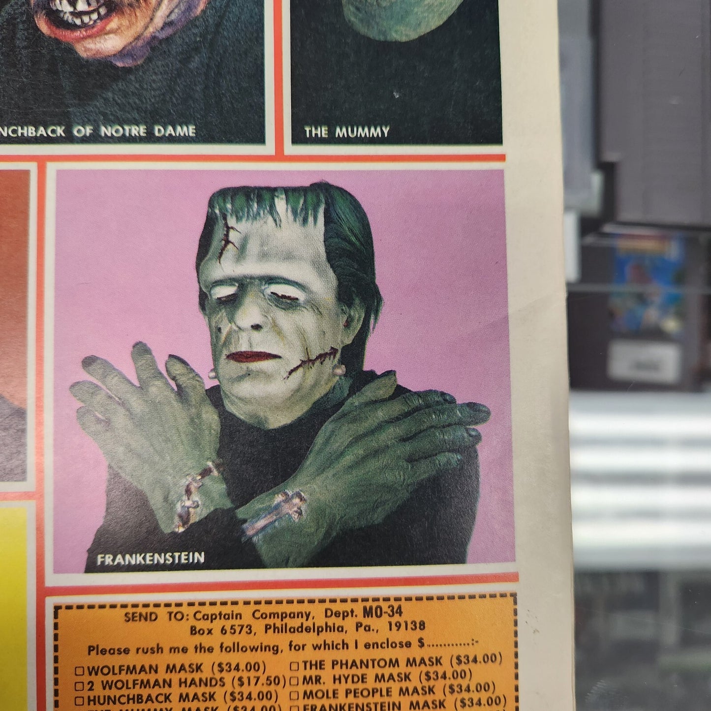 Famous Monsters of Filmland # 34 from 1965 Mr. Hyde cover Forest J Ackerman