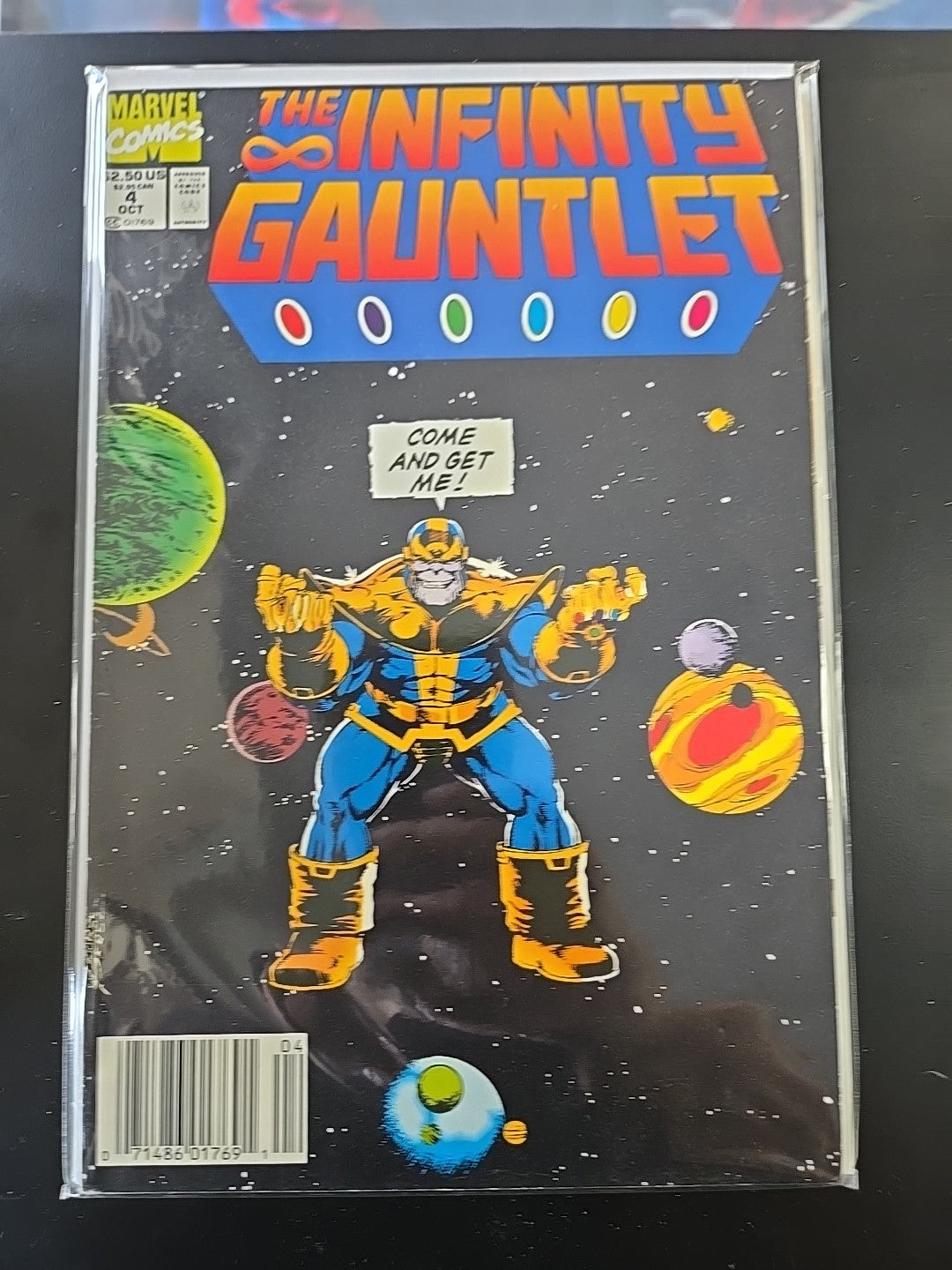 Infinity Gauntlet 1-6 Full Run , Newsstand Copies Of 1,3,4 & 5