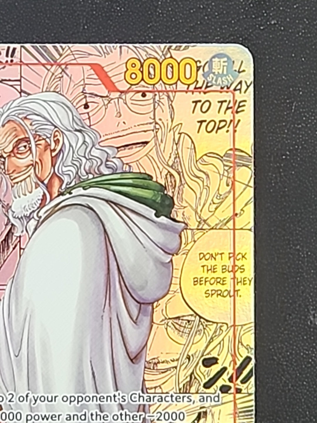 One Piece Silvers Rayleigh Manga SEC Parallel Alt Art Op08-118 English