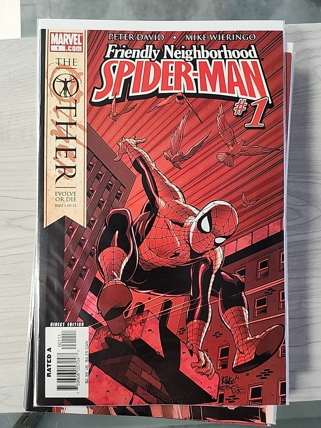 Spider-Man The Other Evolve Or Die 1-12 Marvel Comics Complete Set + Sketchbook