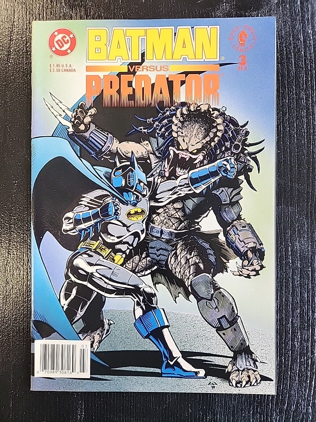 Batman vs Predator 1-3 (DC, Dark Horse, 1991) Newsstand Set Lot Of 3 Complete