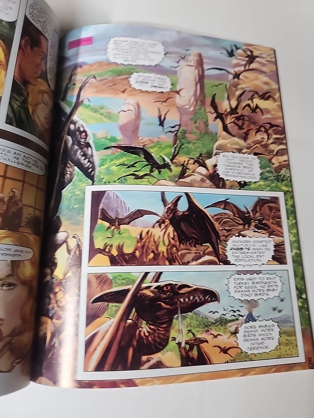 KA-ZAR Guns of the Savage Land Marvel Graphic Novel 1990 Dinosaurs!