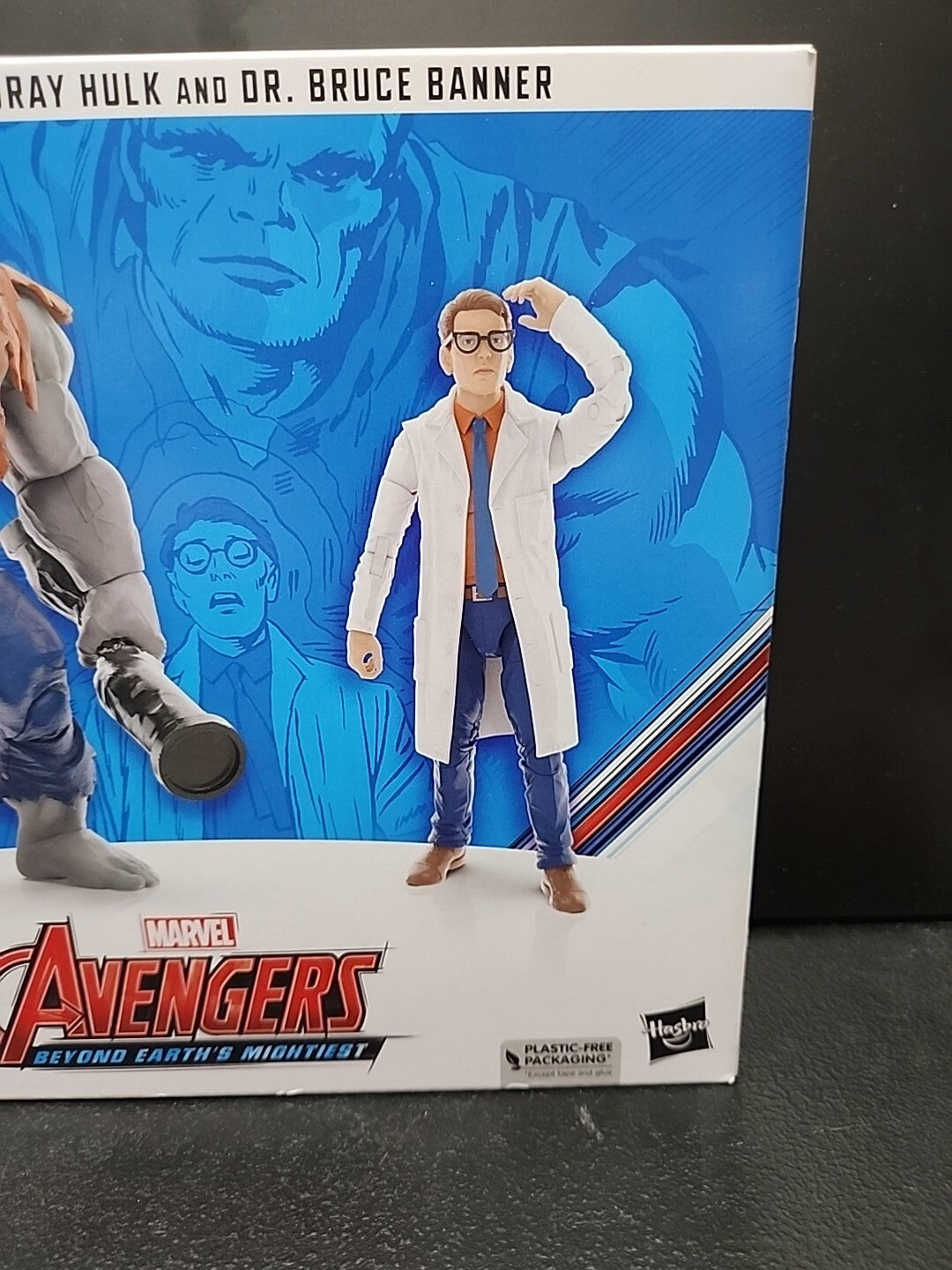 Hasbro Marvel Legends Series Gray Hulk & Dr. Bruce Banner, 6" Action Figures New