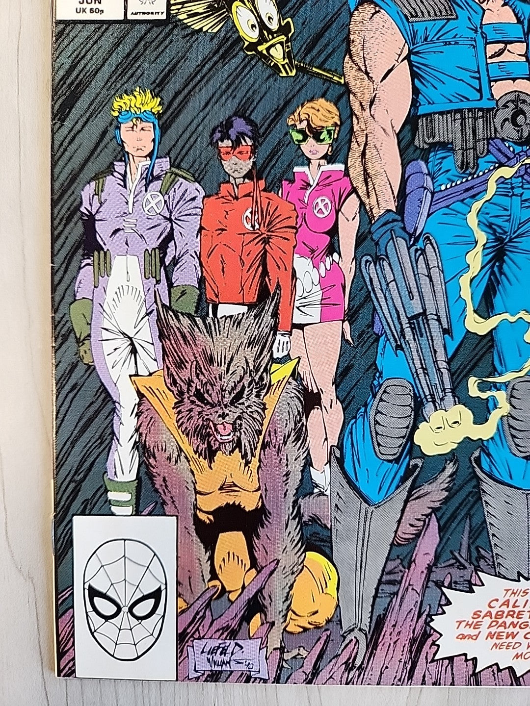 The New Mutants 90 Marvel Comics 1990 Liefeld Cover High Grade NM-