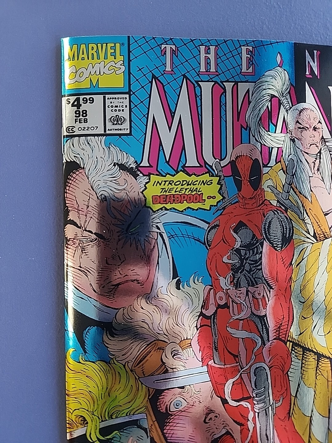 New Mutants #98 Facsimile Foil Reprint, 1st Deadpool Liefeld Cover