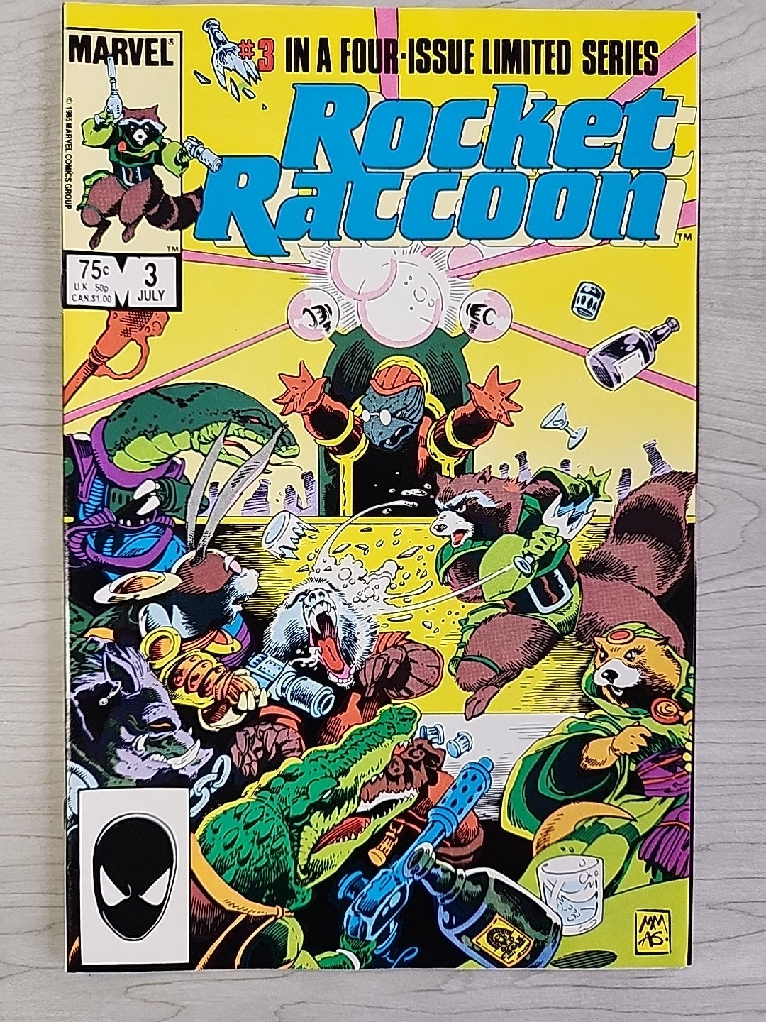 Rocket Raccoon # 1 2 3 4 1985 1st Solo Full Complete Set 1-4 VF/NM