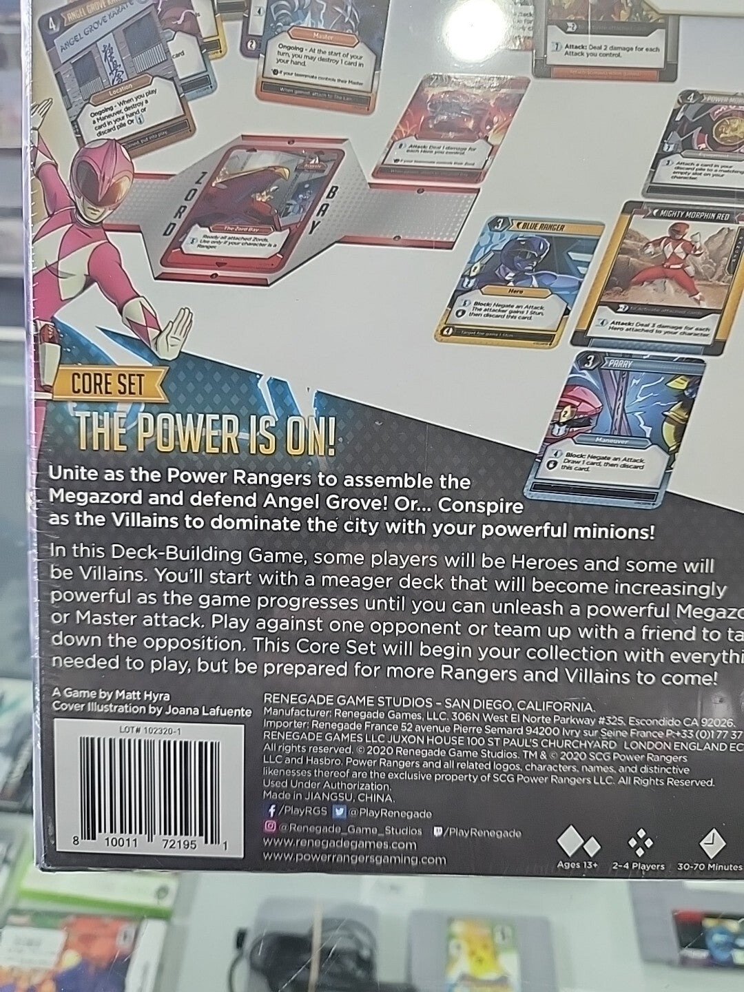 2020 Saban's Power Rangers Deck Building Game Core Set BRAND NEW SEALED