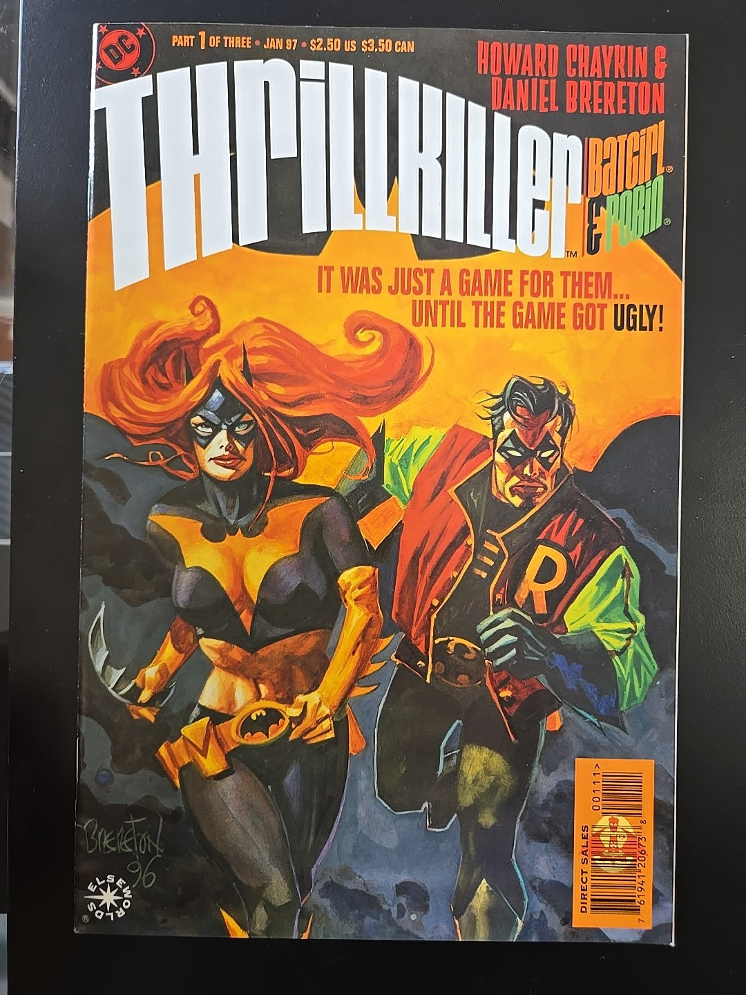 Thrillerkiller #1,2,3 DC Comics 1997 Howard Chykin Mini-Series Direct Edition NM