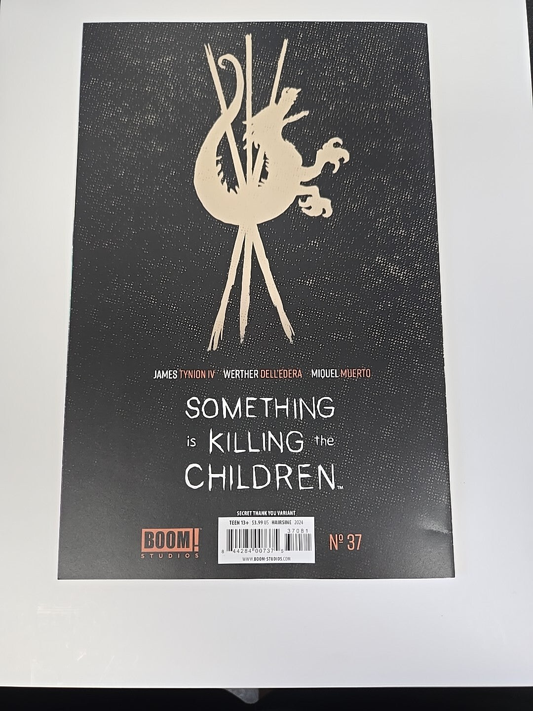 Something Is Killing The Children #37 Secret Trevor Hairsine Thank You Variant