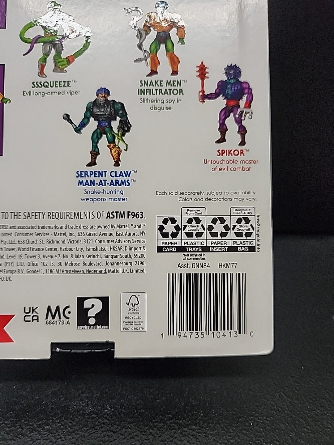 Masters Of The Universe Origins Snake Men Infiltrator Action Figure New Mattel