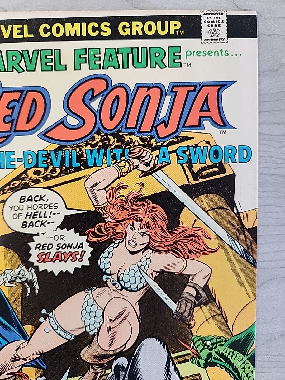 Marvel Feature 1-7 COMPLETE Series Frank Thorne Red Sonja 1 2 3 4 5 6 7 Conan