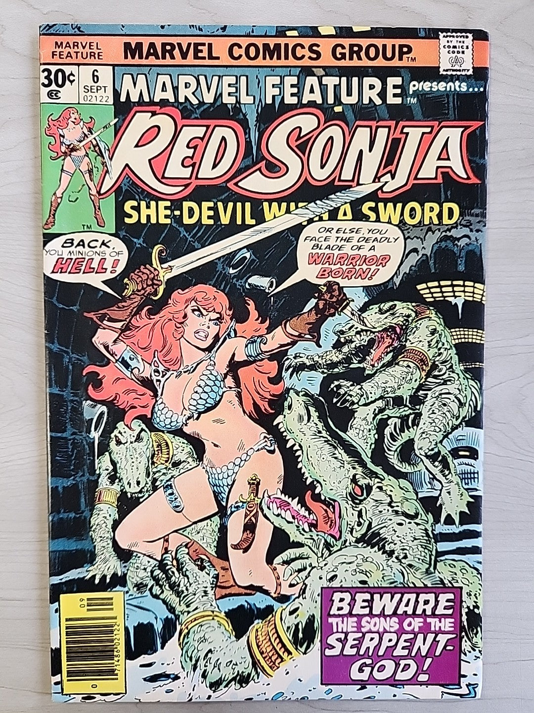 Marvel Feature 1-7 COMPLETE Series Frank Thorne Red Sonja 1 2 3 4 5 6 7 Conan