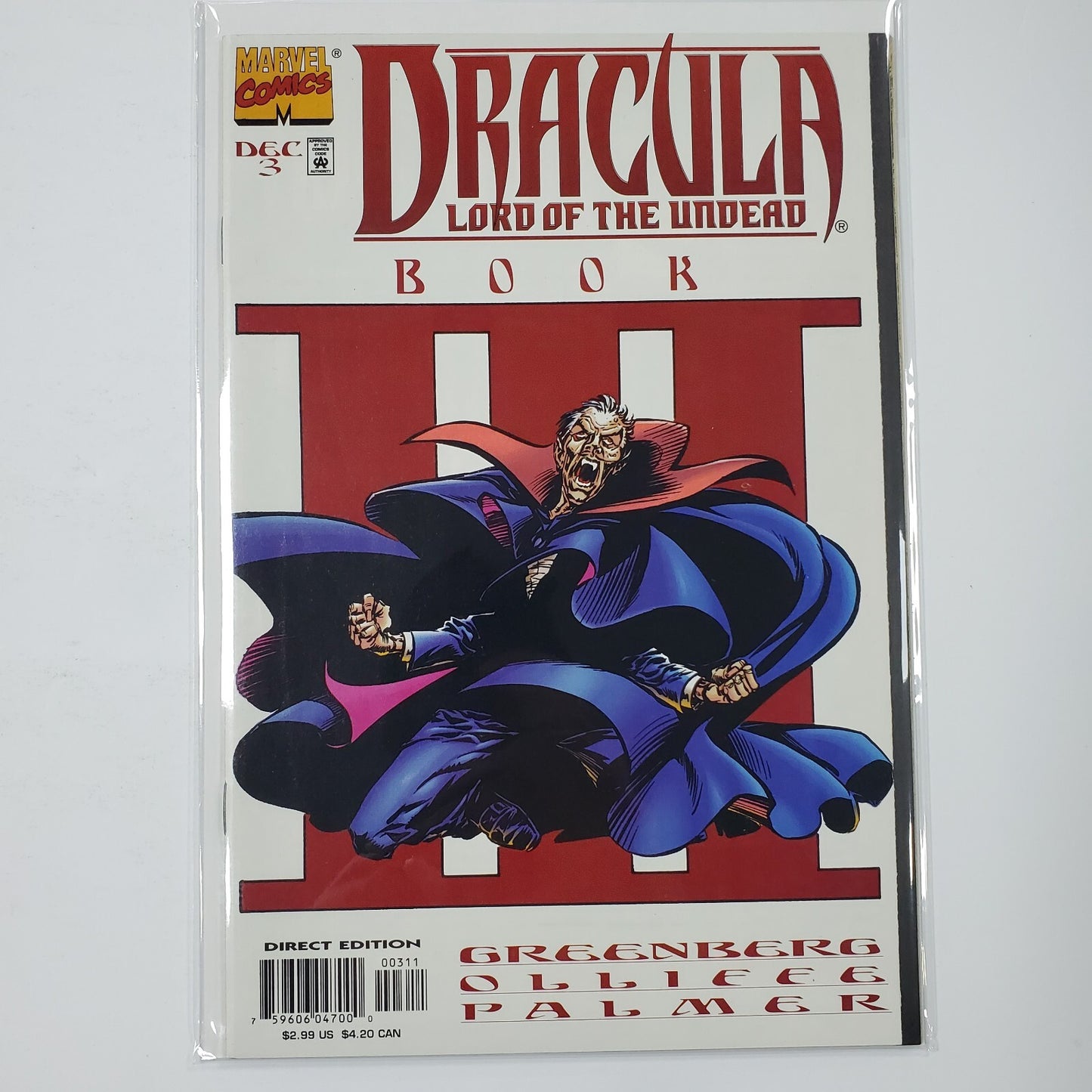Dracula : Lord Of The Undead - #1-3 Complete Set Mcu