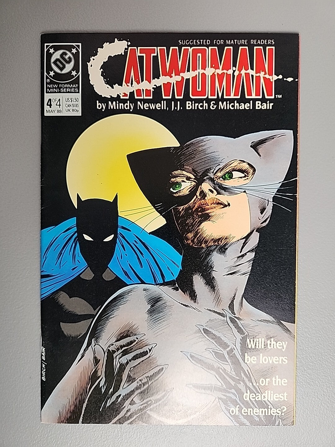 CATWOMAN #1 #2 #3 #4MINDY NEWELL 1-4 Complete Set 1989 DC Comics Batman VF