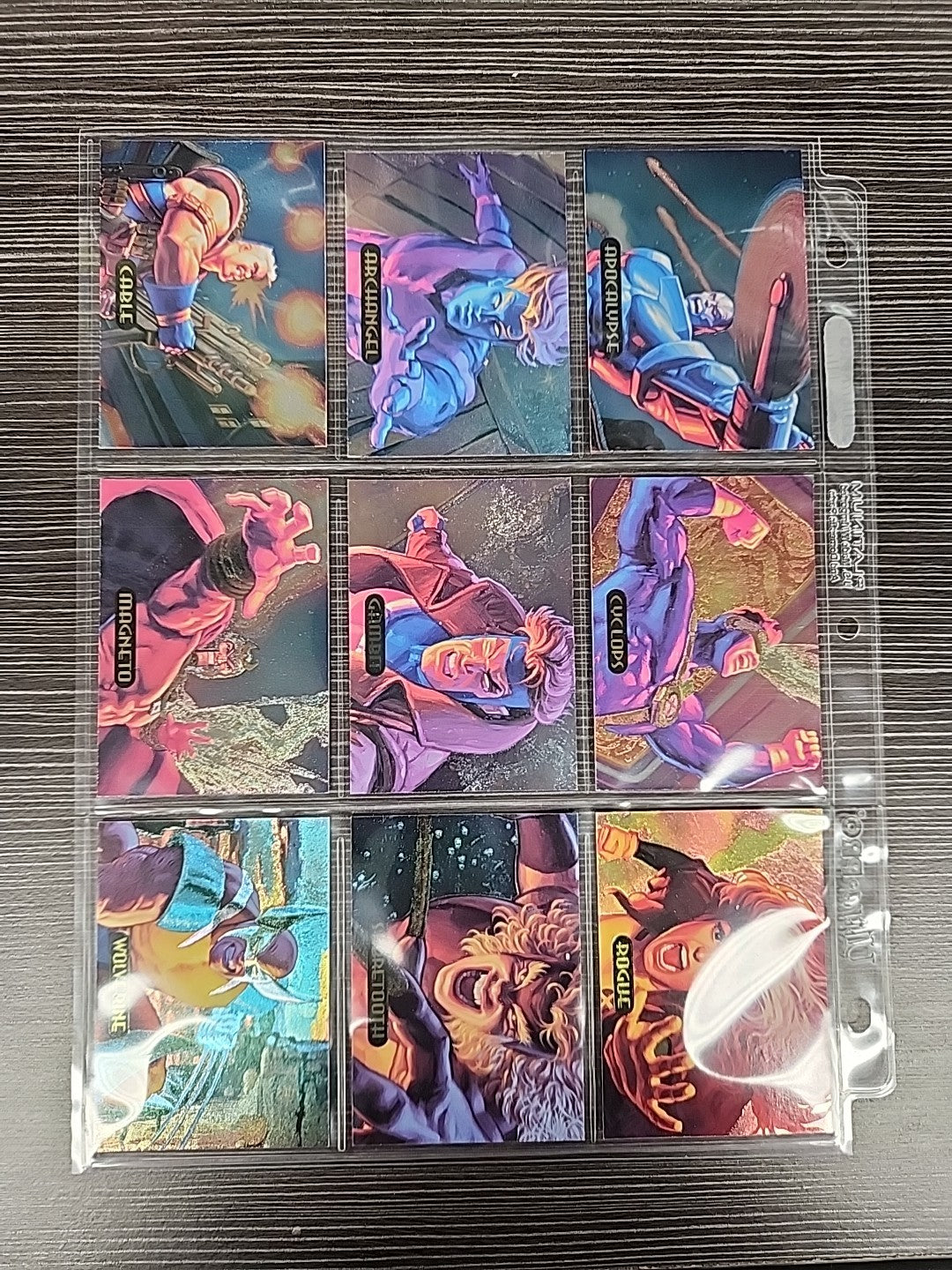 1994 Marvel Masterpieces Base Set Powerblast Silver Holofoil Plus Signature 293